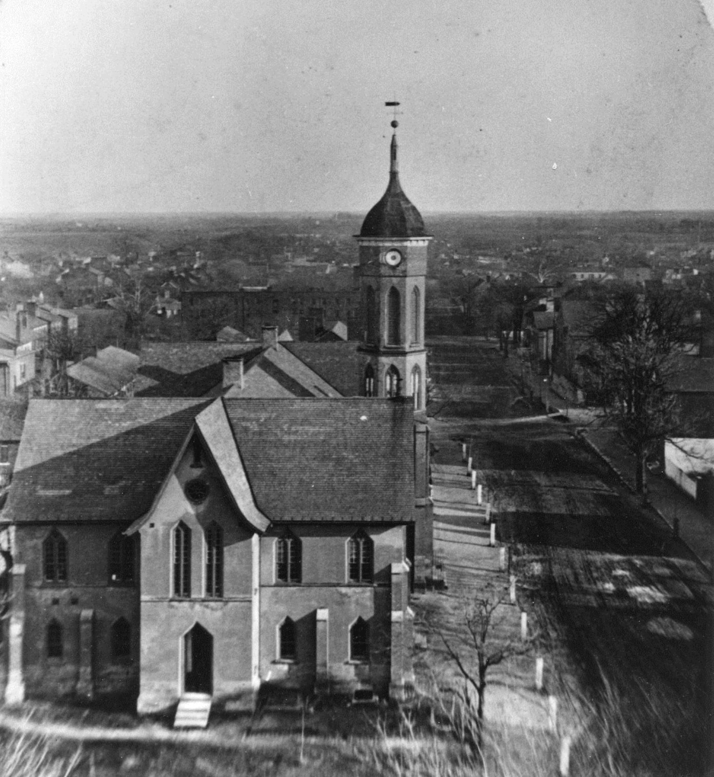 Photo of the Renwick Courthouse circa 1881